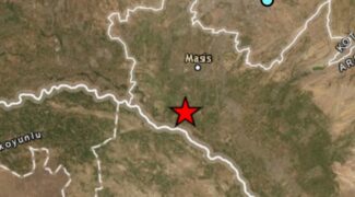 Երկրաշարժ Երևան քաղաքից 8 կմ հարավ-արևելք